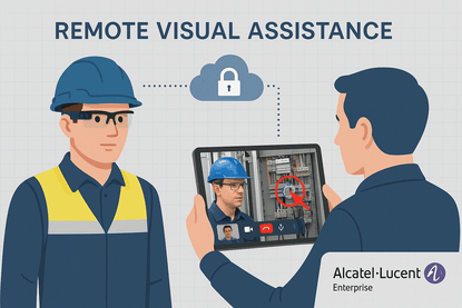 ابزار پشتیبانی تصویری از راه دور آلکاتل – Remote Visual Assistance for Technicians