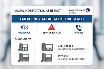 سیستم هشدار تصویری آلکاتل – Alcatel Visual Alerting System